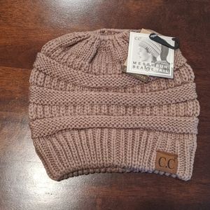 C.C. Messy Bun Beanie